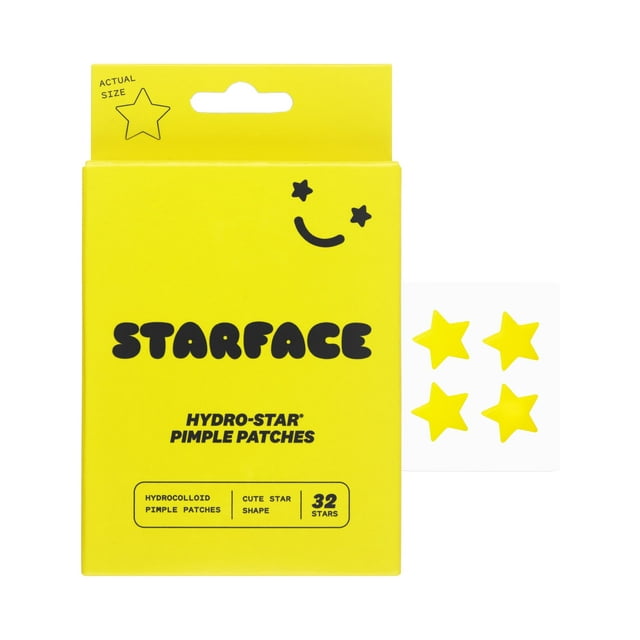 Starface - Yellow Hydro-Star Pimple Patches 32 Count - Ultalish