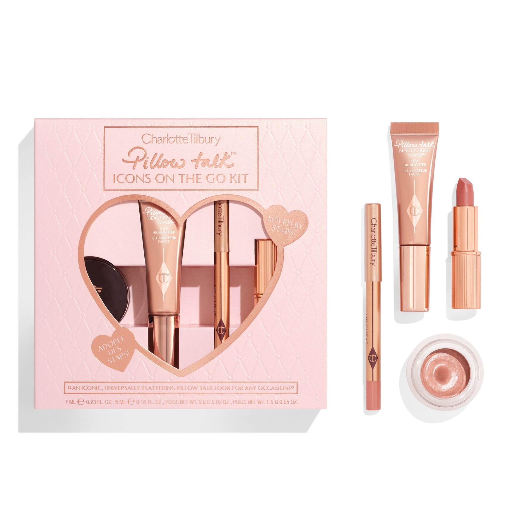 Charlotte Tilbury Pillow Talk Icons On The Go Kit - Limited