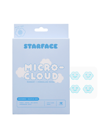 Starface Micro-Cloud - Hydrocolloid Microdart Patches - Pimple Patches with Salicylic Acid and Niacinamide - 12 count - Ultalish